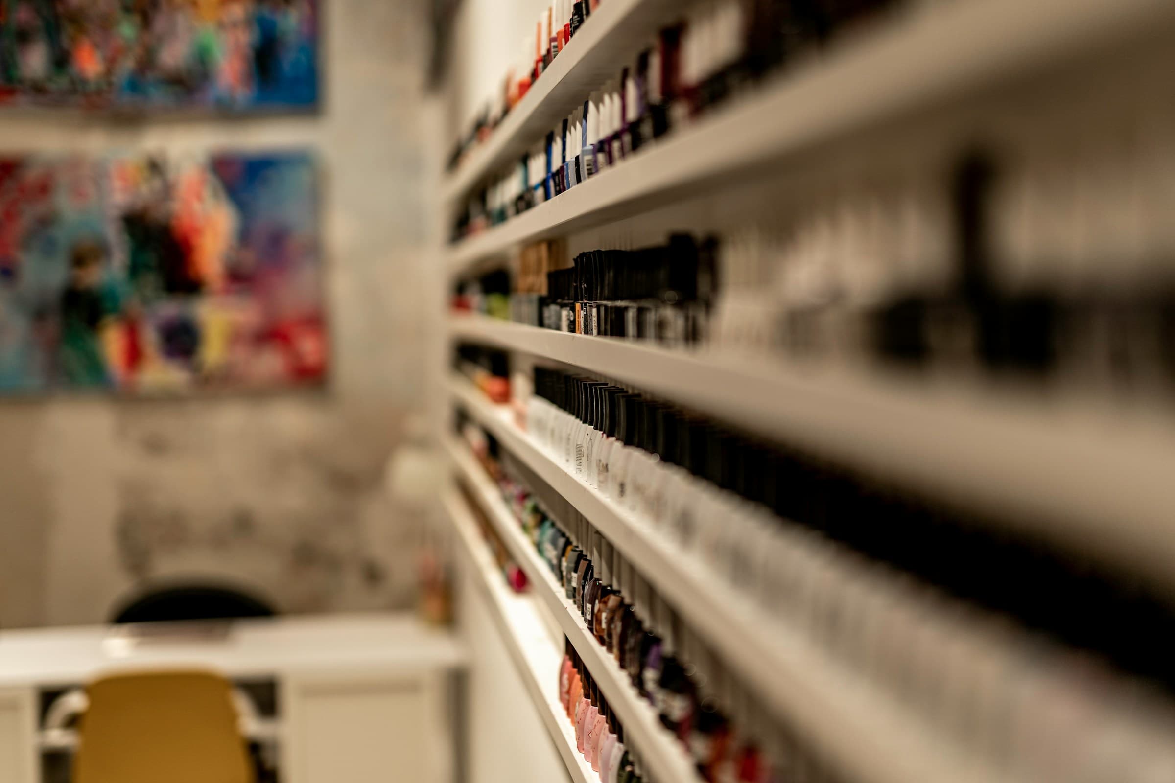 Inside the studio